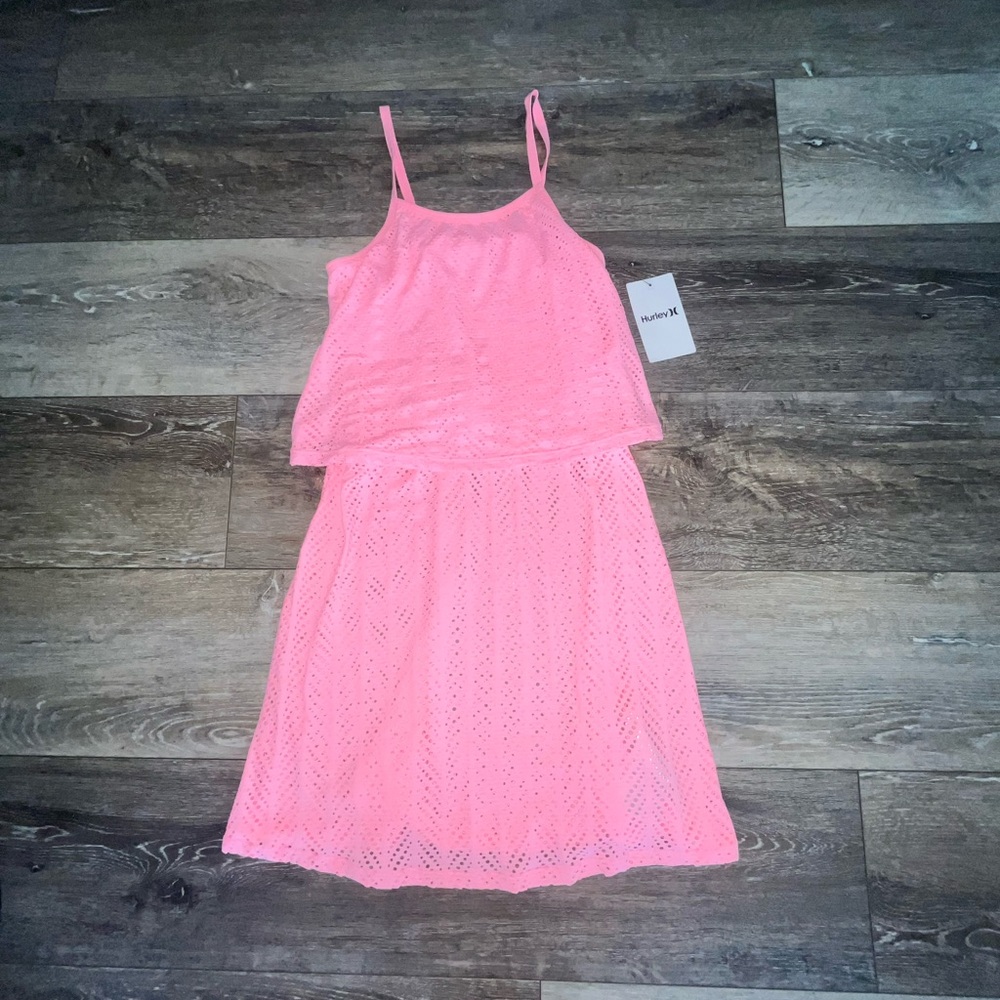 Girls Hurley Swim Cover/Dress NWT! (L)